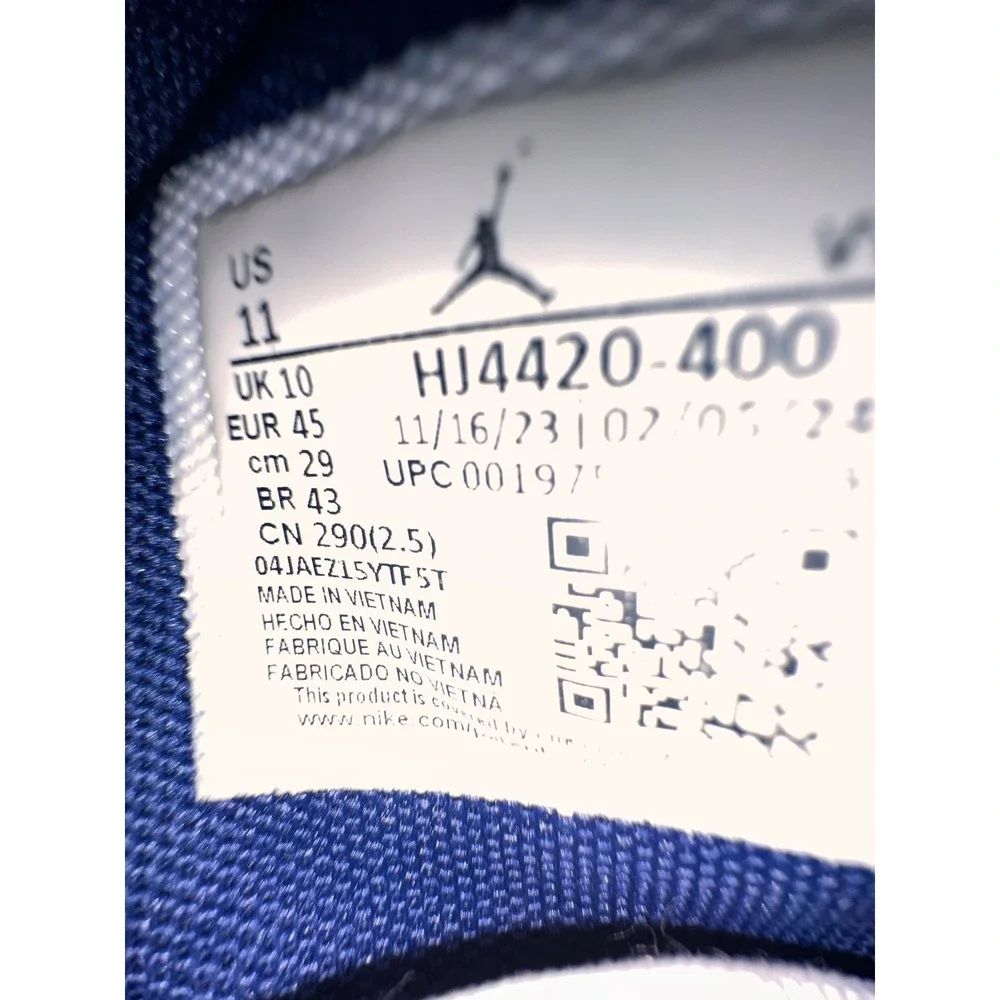 Jordan Tatum 2 Denim Blue Acid Wash Basketball Shoes HJ4420-400 Mens 11